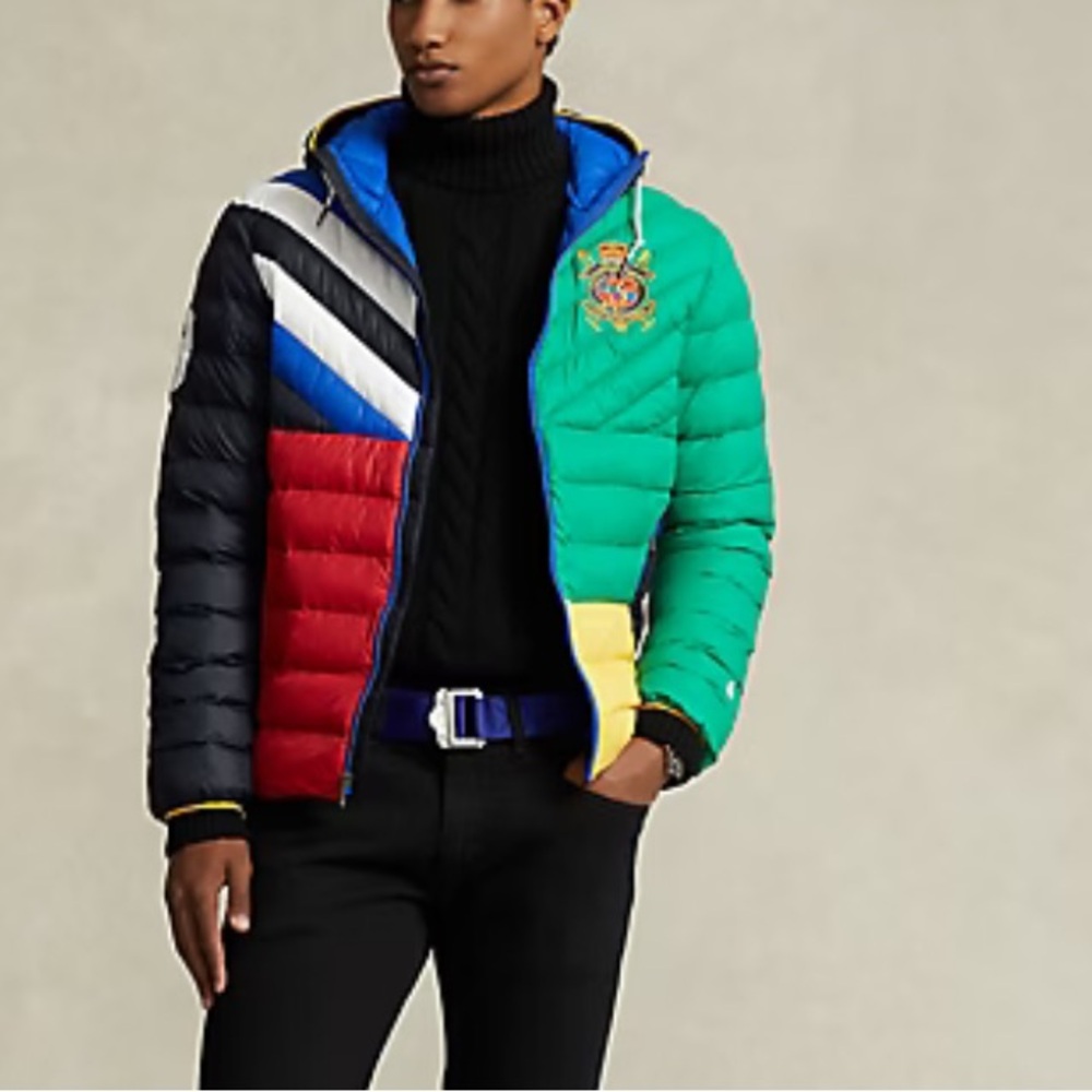 The Colden Packable Color Blocked Jacket by Polo Ralph Lauren
